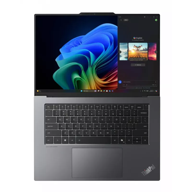 Sülearvuti Lenovo ThinkPad X9-15 Gen 1 Copilot+ PC — Intel Core Ultra 7 258V, 15,3-tolline 2,8K puutetundlik, 32 GB, 1 TB SSD, Wi‑Fi 7, Windows 11 Pro, hall