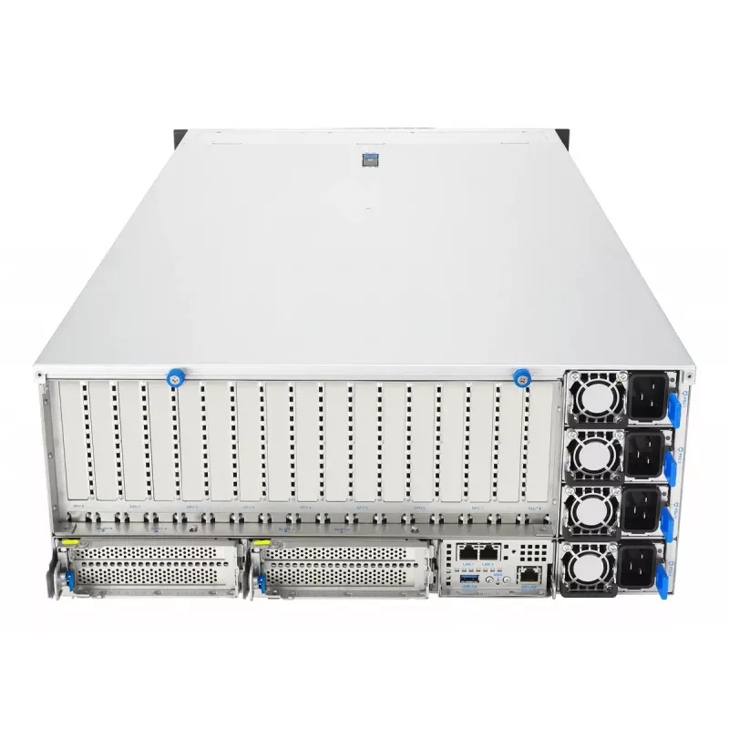 Rack-server ASUS ESC8000A-E13P (4U) — LGA 6096, AMD EPYC, kuni 3 TB DDR5, 24 DIMM, 3200W toiteplokk, 10GbE