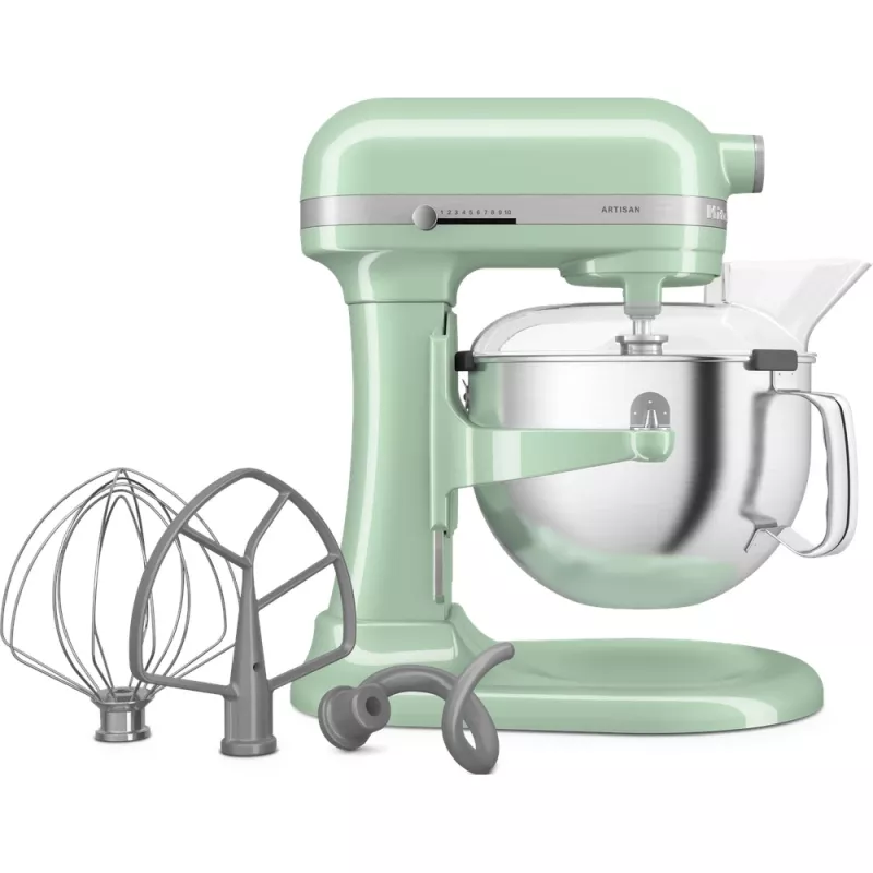 KitchenAid 5KSM60SPXEPT lauamikser 375 W Roheline, Hall, Roostevaba teras