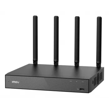 Võrgusalvesti IMOU N110W — 10-kanaliline NVR, max 2592×1944, kahesageduslik Wi‑Fi, 16 TB SATA salvestusruum, Gigabit Ethernet, must