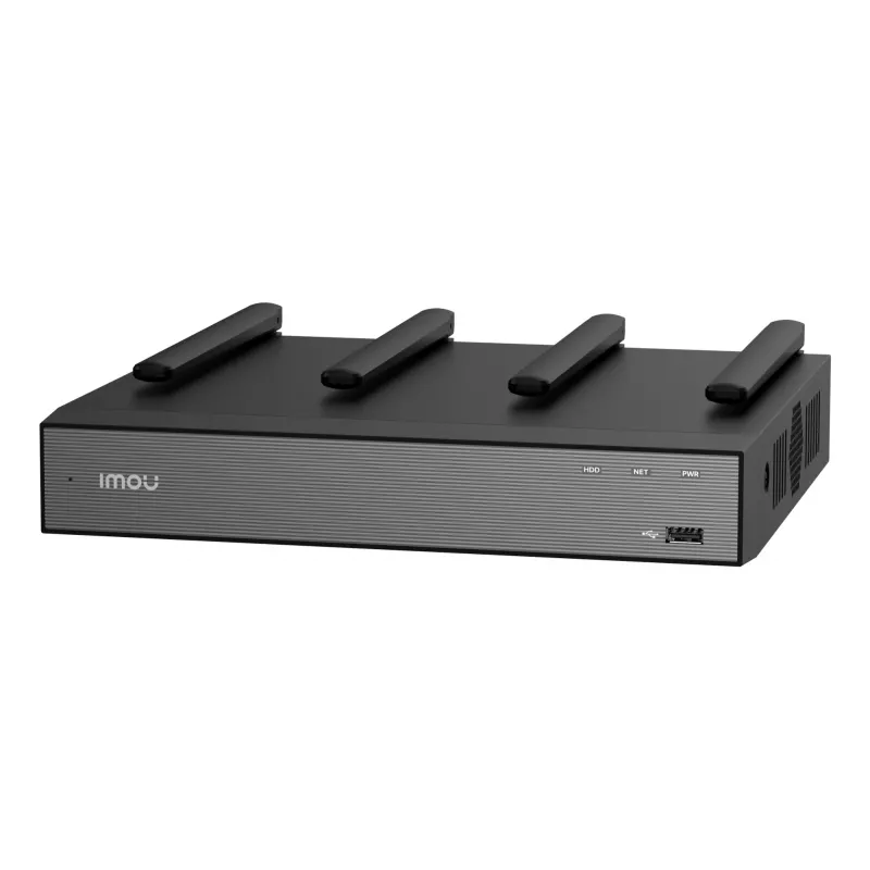 Võrgusalvesti IMOU N110W - 10-kanaliline Wi-Fi 6 NVR, max 2592x1944, kahesageduslik Wi-Fi, SATA ketas kuni 16 TB, 10/100 Ethernet, must