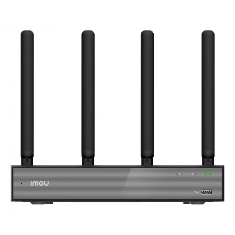 Võrgusalvesti IMOU N110W - 10-kanaliline Wi-Fi 6 NVR, max 2592x1944, kahesageduslik Wi-Fi, SATA ketas kuni 16 TB, 10/100 Ethernet, must