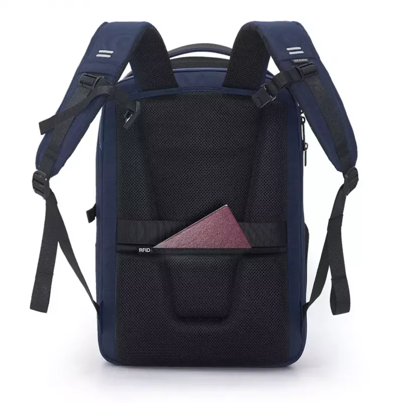 Sülearvutiseljakott XDDESIGN Bizz Navy — veekindel, kerge, mudel P705.935
