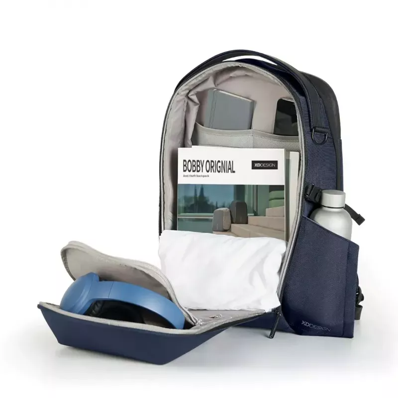 Sülearvutiseljakott XDDESIGN Bizz Navy — veekindel, kerge, mudel P705.935