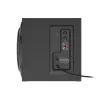 Kõlarikomplekt GENESIS Helium 610BT 2.1, 60 W RMS, Bluetooth, juhtmega, punane/must, kompaktne bassikõlar