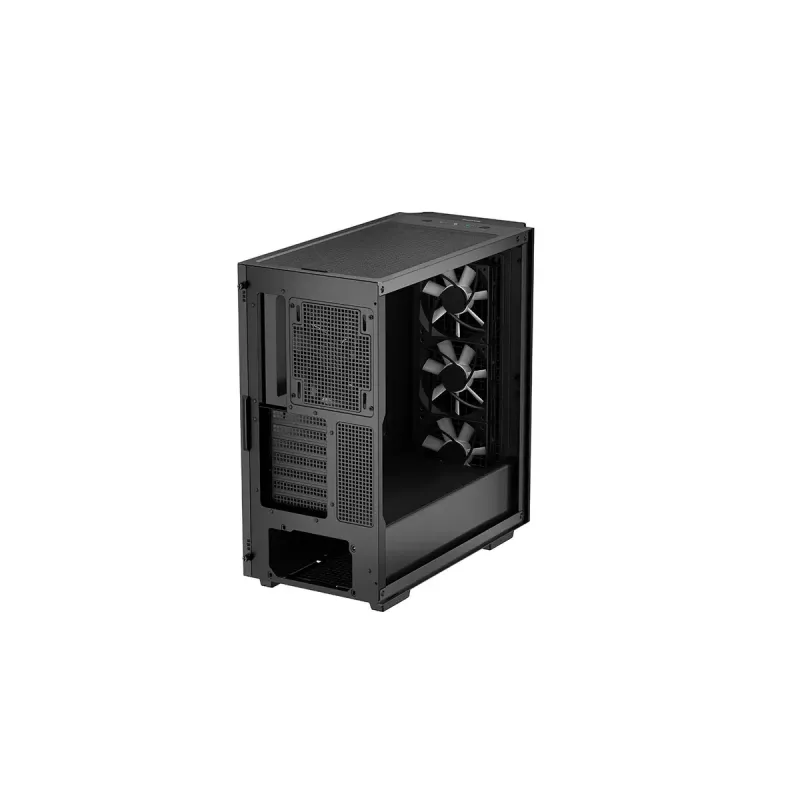 Mid Tower arvutikorpus DeepCool CG540 — must, ATX tugi, avar sisemus, optimeeritud õhuvool