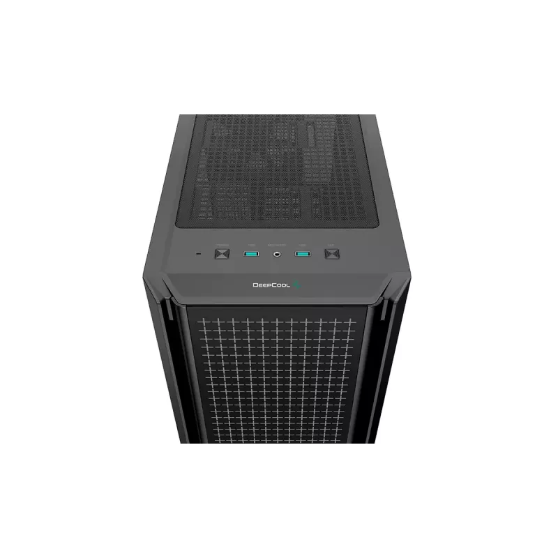 Mid Tower arvutikorpus DeepCool CG540 — must, ATX tugi, avar sisemus, optimeeritud õhuvool