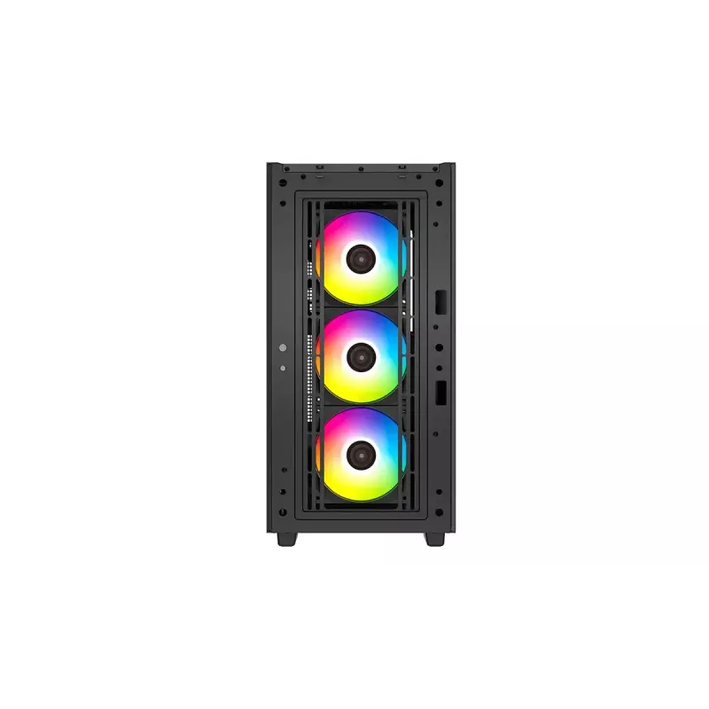 Mid Tower arvutikorpus DeepCool CG540 — must, ATX tugi, avar sisemus, optimeeritud õhuvool
