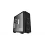 Mid Tower arvutikorpus DeepCool CG540 — must, ATX tugi, avar sisemus, optimeeritud õhuvool