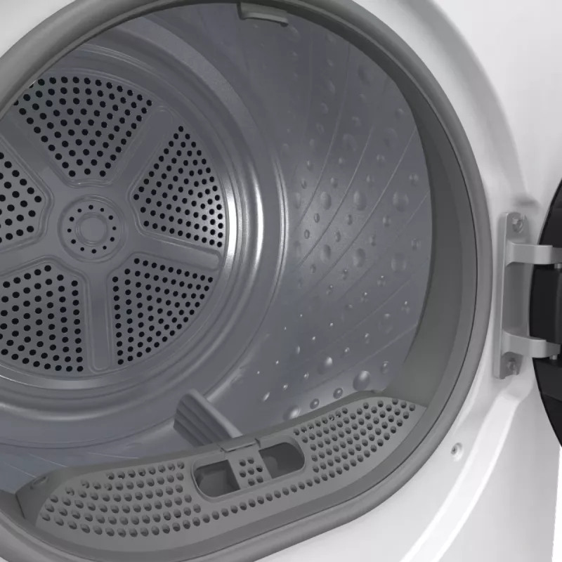 Gorenje kuivati DHNE82 BK040, eraldiseisev, eestlaetav, soojuspump, valge, nupud, pöördnupp, parem