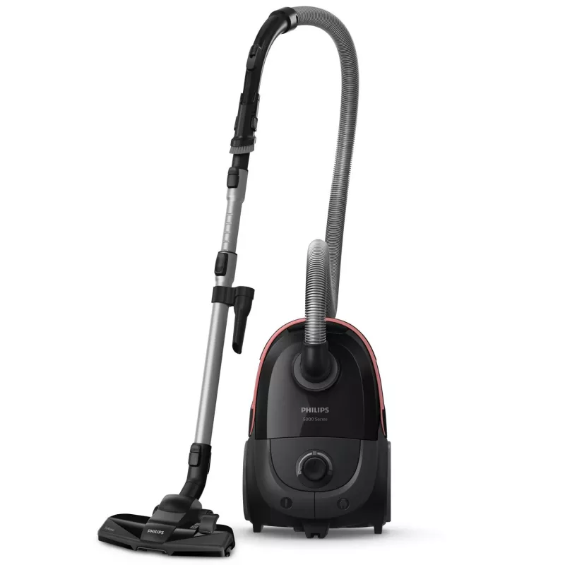 Silindertolmuimeja Philips 5000 series XD5123/10 — 900 W, 4 L tolmukott, HEPA ja mikrofilter, kõvadele põrandatele ja vaipadele