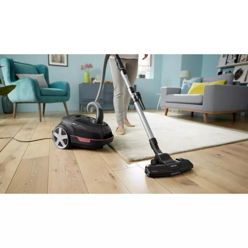 Silindertolmuimeja Philips 5000 series XD5123/10 — 900 W, 4 L tolmukott, HEPA ja mikrofilter, kõvadele põrandatele ja vaipadele