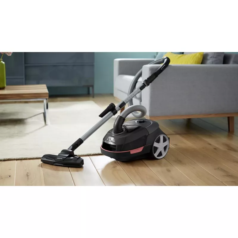 Silindertolmuimeja Philips 5000 series XD5123/10 — 900 W, 4 L tolmukott, HEPA ja mikrofilter, kõvadele põrandatele ja vaipadele