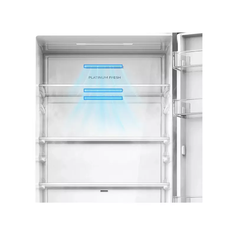 Eraldiseisev kombikülmik Midea MDRB548MME46, 401 L — No Frost, 271 L külmik / 130 L sügavkülmik, 186 cm, 35 dB, energiaklass E, hall