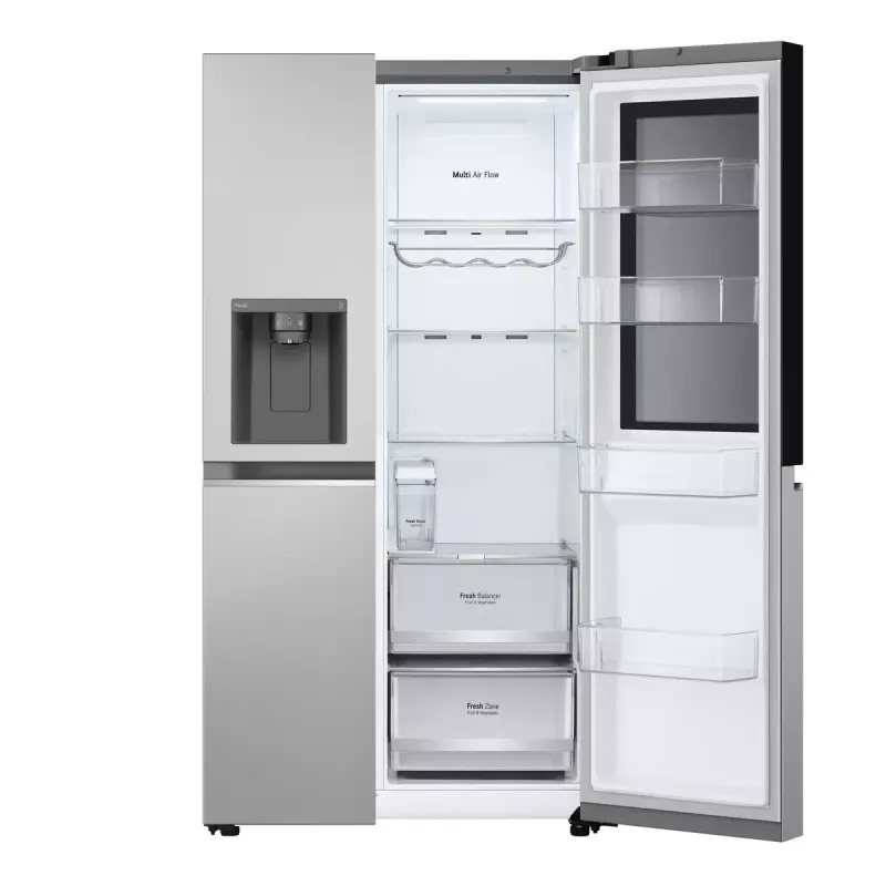 Külmik-sügavkülmik LG GSGV81PYLL, 635 L kogumaht, külmik 416 L, sügavkülmik 219 L, metallikhõbedane
