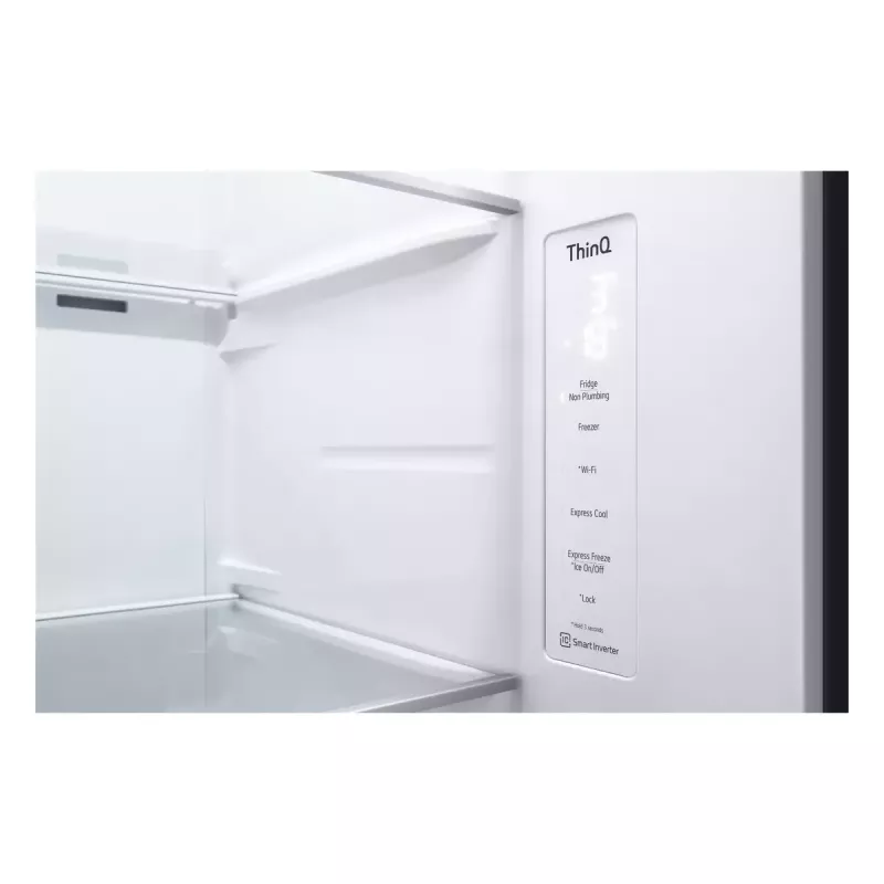 Külmik-sügavkülmik LG GSGV81PYLL, 635 L kogumaht, külmik 416 L, sügavkülmik 219 L, metallikhõbedane
