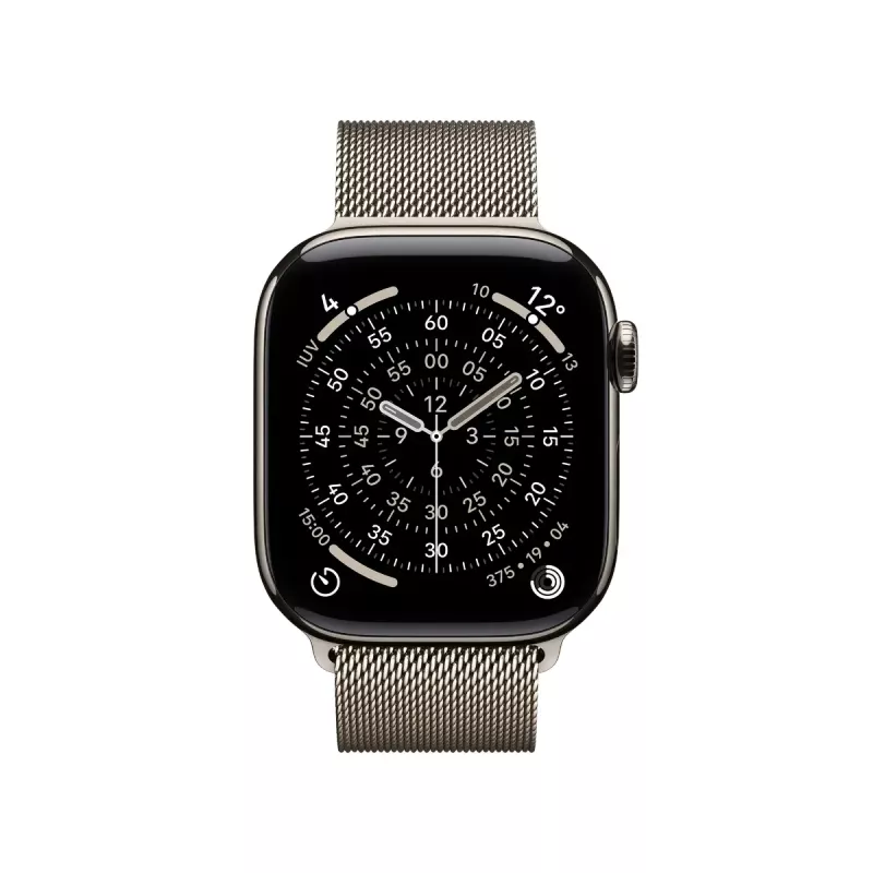 Apple Watch Series 11 GPS + Cellular 42mm titaankorpusega Milanese Loop nutikell