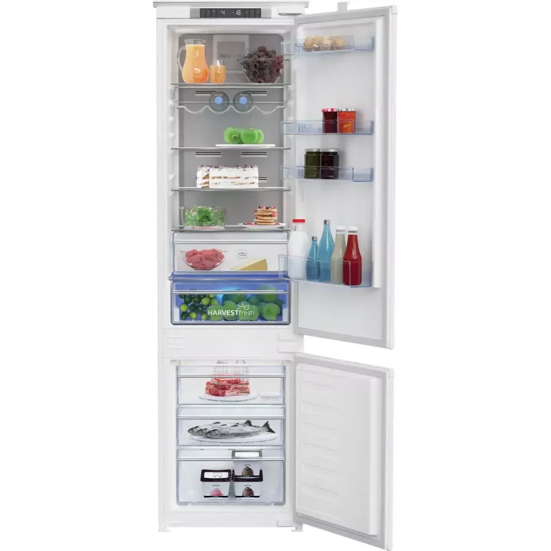 Beko BCNA306E42SN külmik-sügavkülmik sisseehitatav 284 L valge