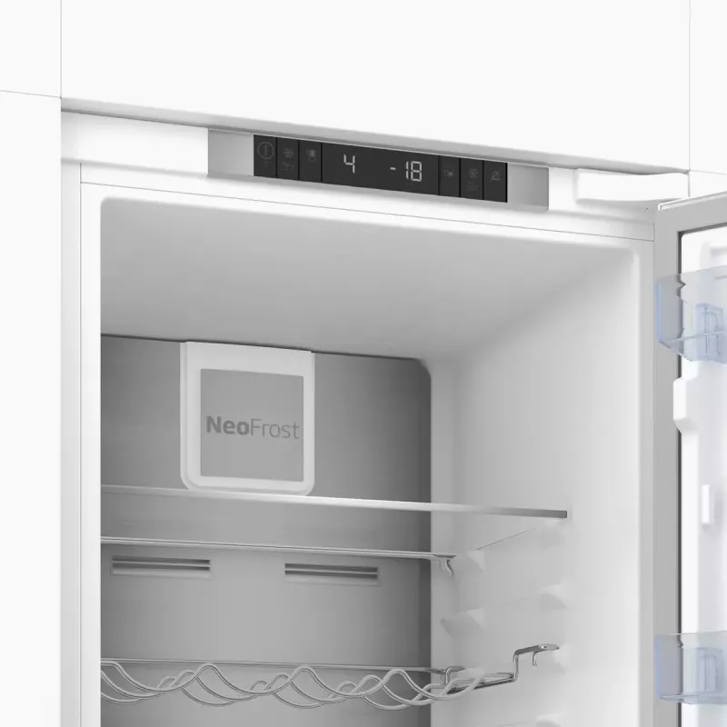 Beko BCNA306E42SN külmik-sügavkülmik sisseehitatav 284 L valge