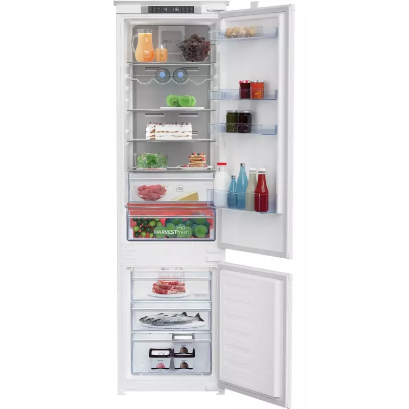 Beko BCNA306E42SN külmik-sügavkülmik sisseehitatav 284 L valge