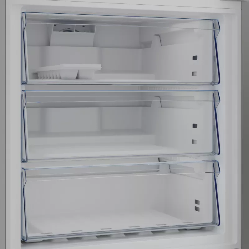 Beko B3RCNE564HXB külmkapp-sügavkülmik eraldiseisev 490 L hõbedane