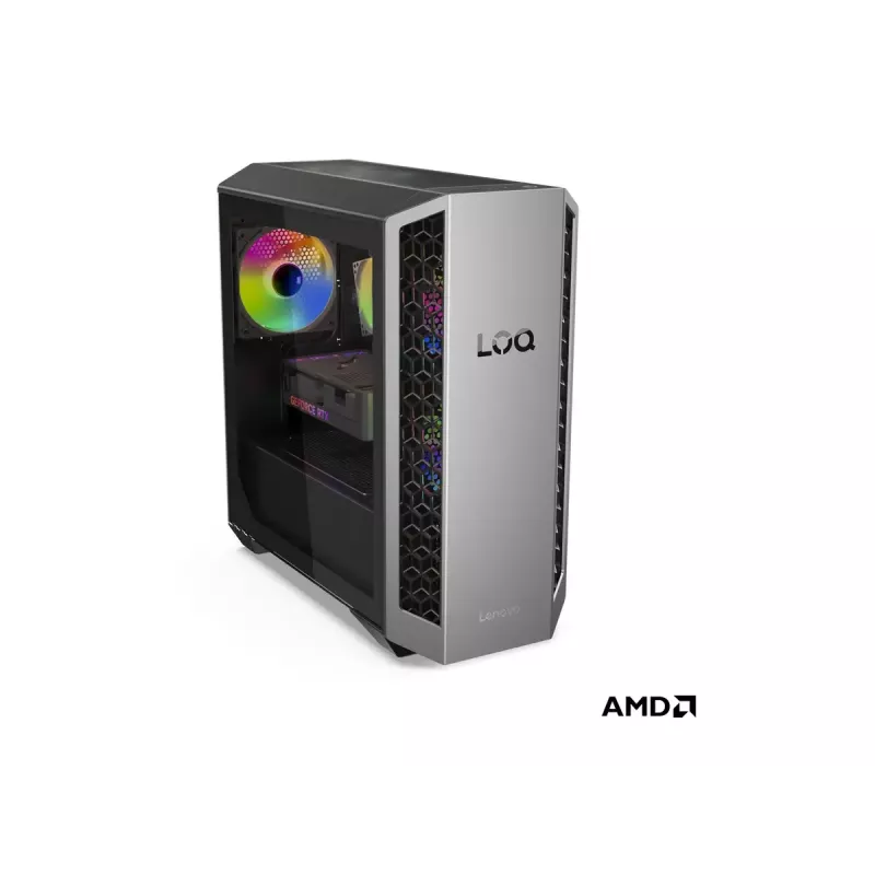 Lauaarvuti torn Lenovo LOQ 26ADR10 — AMD Ryzen 7 8745HX, 32 GB DDR5 (2x16GB), 1000 GB, NVIDIA GeForce RTX 5070, Windows 11 Home