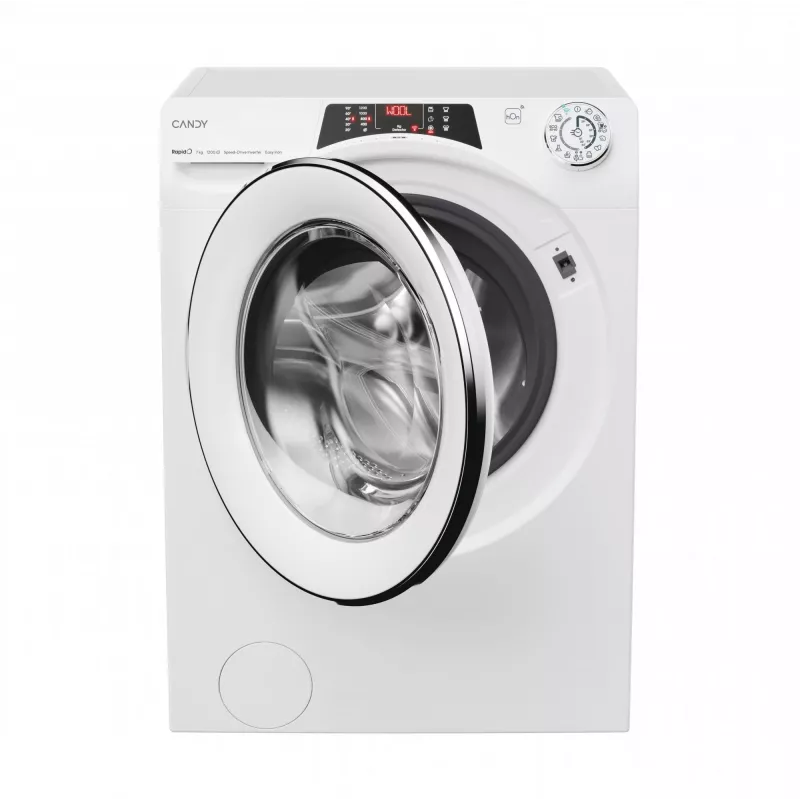 Candy RapidÓ RO41274DWMCT/1-S pesumasin eestlaetav 7 kg 1200 p/min valge