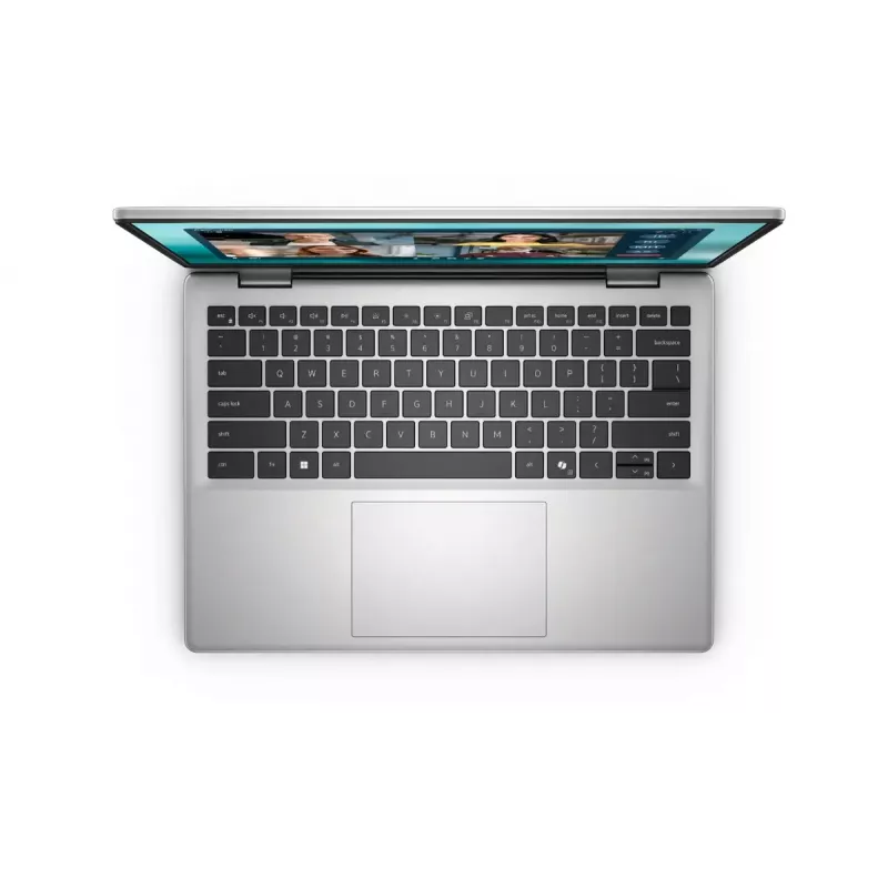 Laptop Dell Pro 14 Essential PV14250 — 14 tolli 2K (1920×1200) peegeldusvastane, Intel Core 3, 8 GB DDR5, 512 GB SSD, Intel Graphics, Ubuntu, 802.11ax, plaatinahõbe