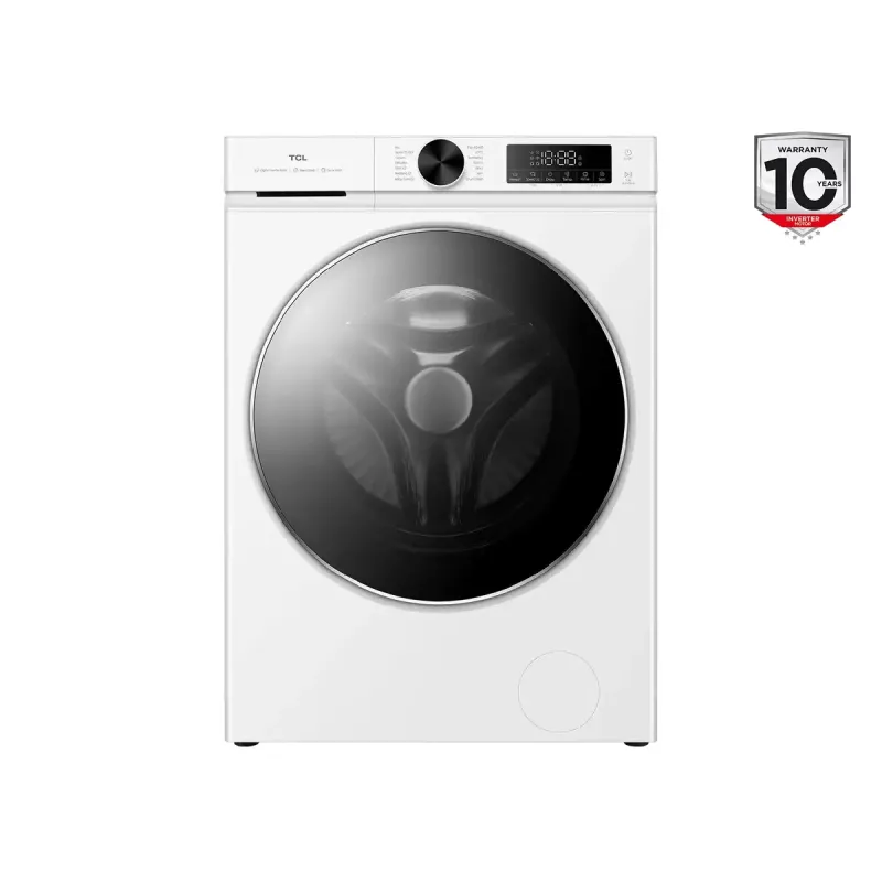 Pesumasin TCL FP0944WA0 — eestlaetav, 9 kg, 1400 p/min, A-klass, LED-ekraan, aur, 60×56×85 cm, valge