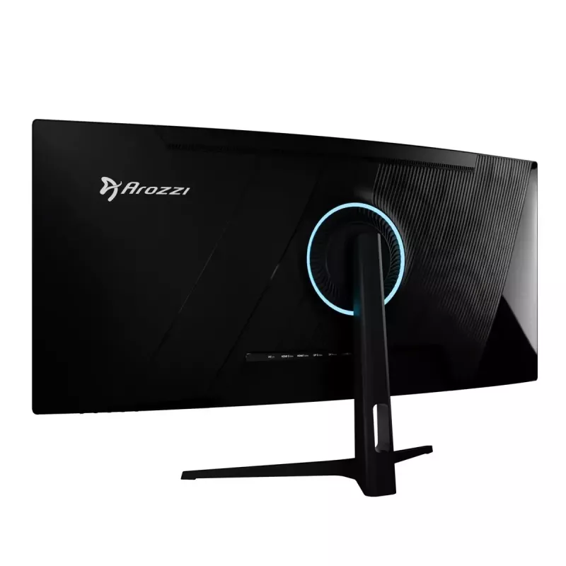 34-tolline kumer monitor Arozzi Nova — 34 tolli (86,4 cm), 3440×1440, 21:9, VA LED, 1 ms, VESA, sisseehitatud kõlarid, must