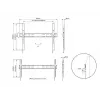 Multibrackets M Universal Seinakinnitus Fikseeritud X Large