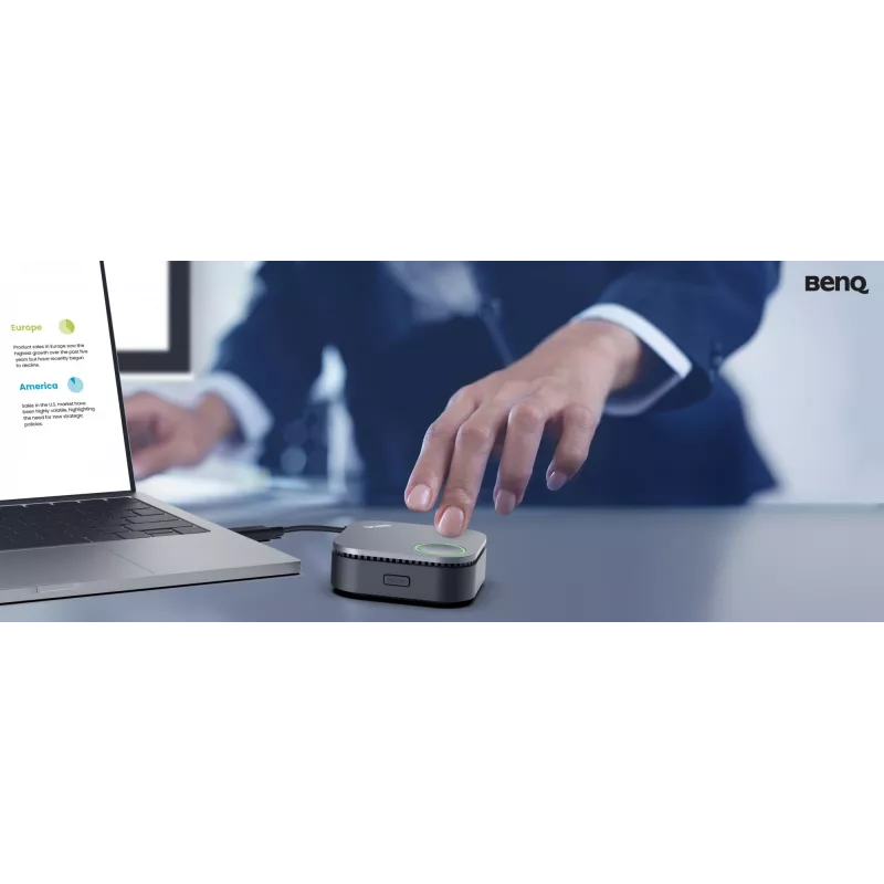 Juhtmevaba esitlussüsteem BenQ InstaShow WDC15 HDMI lauaarvuti must