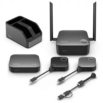 Juhtmevaba esitlussüsteem BenQ InstaShow VS25 HDMI Desktop, Wi‑Fi 6, kuni 2400 Mbps, Väline antenn, Must