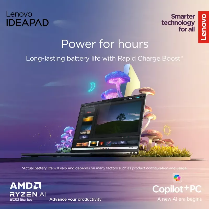 Sülearvuti Lenovo IdeaPad õhuke 5 — Ryzen 7 7735HS, 14-tolline WUXGA IPS 300 niti, 16 GB muutmälu, 1 TB SSD, AMD Radeon 680M, microSD-kaardilugeja, Windows 11 Home