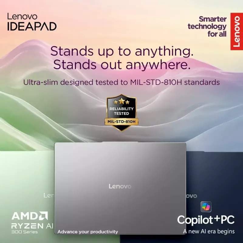 Sülearvuti Lenovo IdeaPad õhuke 5 — Ryzen 7 7735HS, 14-tolline WUXGA IPS 300 niti, 16 GB muutmälu, 1 TB SSD, AMD Radeon 680M, microSD-kaardilugeja, Windows 11 Home