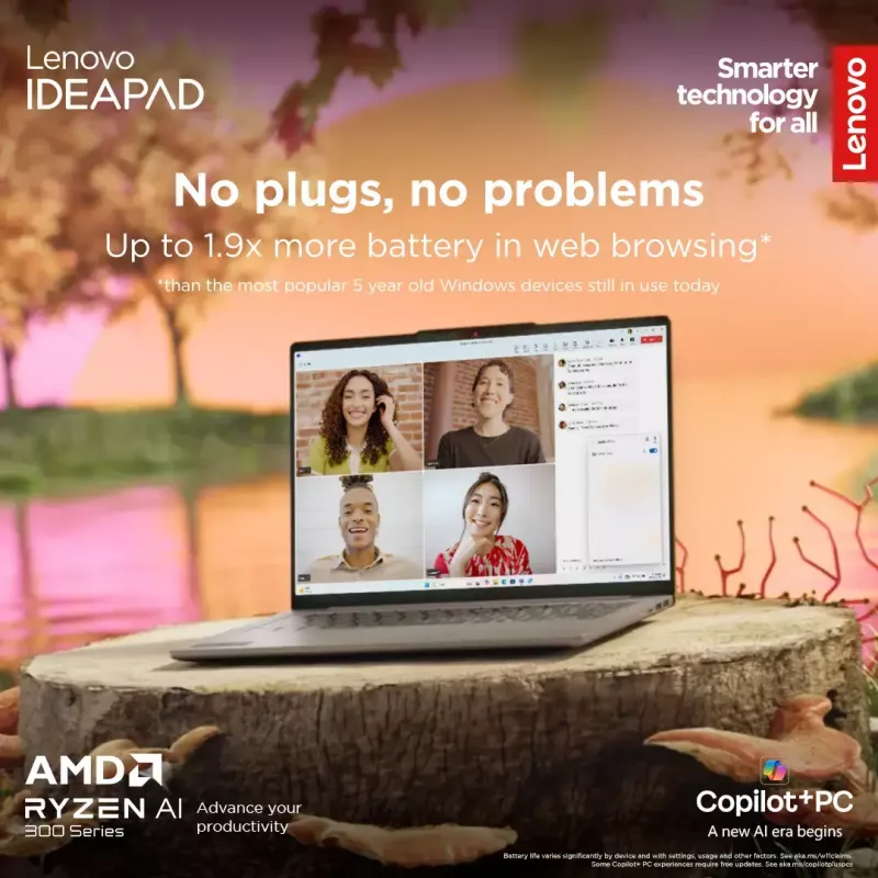 Sülearvuti Lenovo IdeaPad õhuke 5 — Ryzen 7 7735HS, 14-tolline WUXGA IPS 300 niti, 16 GB muutmälu, 1 TB SSD, AMD Radeon 680M, microSD-kaardilugeja, Windows 11 Home