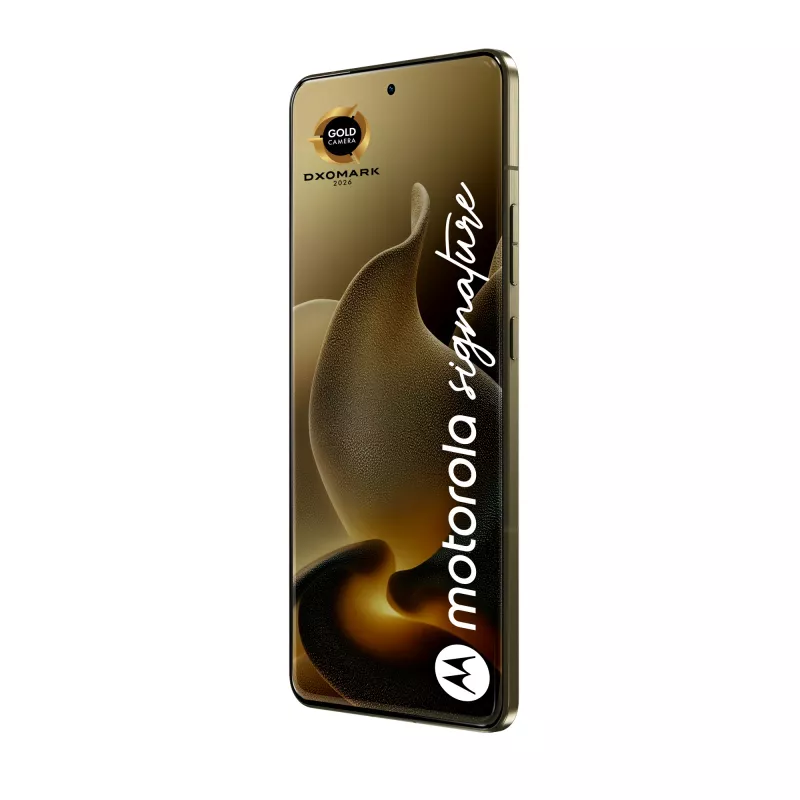 Motorola signature 17,2 cm (6,78 tolli) Dual SIM Android 16.0 5G USB USB-C 16 GB 512 GB 5200 mAh Kuldne