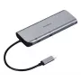 Targus Dual Video Mobile Dock 140 W EPR läbivooluga, juhtmega, USB 3.2 Gen 2 (3.1 Gen 2) USB-C, 140 W, 1000 Mbit/s, hall, 10 Gbit/s
