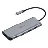 Targus Dual Video Mobile Dock 140 W EPR läbivooluga, juhtmega, USB 3.2 Gen 2 (3.1 Gen 2) USB-C, 140 W, 1000 Mbit/s, hall, 10 Gbit/s