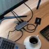 Targus Dual Video Mobile Dock 140 W EPR läbivooluga, juhtmega, USB 3.2 Gen 2 (3.1 Gen 2) USB-C, 140 W, 1000 Mbit/s, hall, 10 Gbit/s