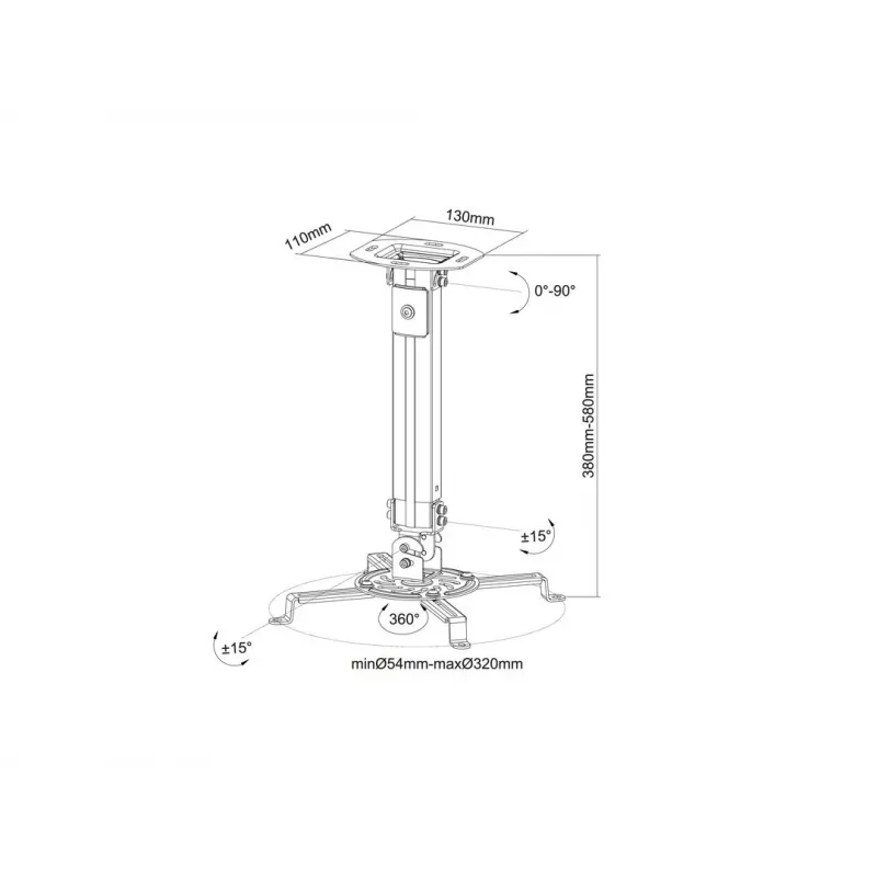 Laealus Multibrackets M Universal Projector Mount I
