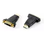 Equip HDMI-DVI-D kahe kanaliga adapter, DVI (24+1), HDMI A, Must