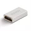 Lindy HDMI 2.1 emane-emane adapter, HDMI 2.1, HDMI 2.1, hõbedane