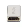 Lindy HDMI 2.1 emane-emane adapter, HDMI 2.1, HDMI 2.1, hõbedane