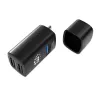Manhattan USB-C 3-pordiline jaotur, ÜLIKOMPAKTNE, 3x USB-A porti (1x 5 Gbps USB 3.2 Gen1 ehk USB 3.0, 3 x 480 Mbps USB 2.0), USB-toitega (välist toiteallikat pole vaja)