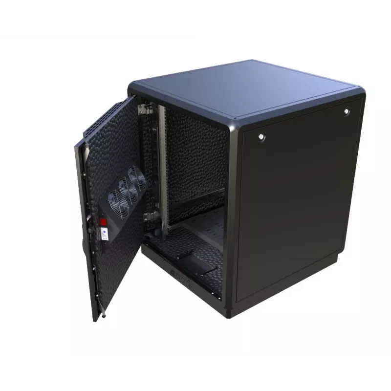 Lanview RDLAK12U758BL raamikapp 12U Must