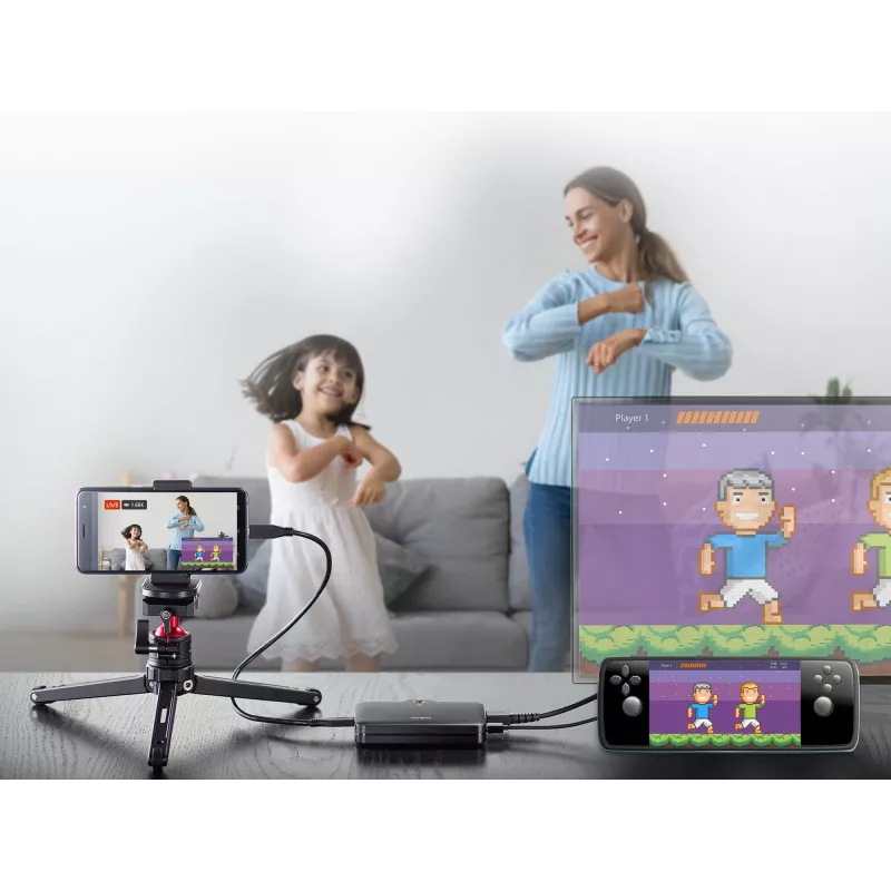 ATEN CAMLIVE™+ (HDMI-USB-C UVC-videosalvesti PD3.0 läbiva toitega)