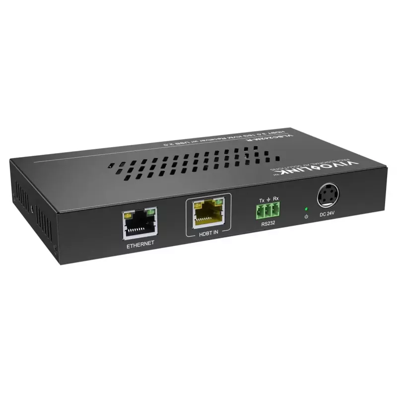 Vivolink video skaleerija VLSC242M, metallkorpus, HDCP 1.4/2.2, AC 110–230V, 250×200×44 mm