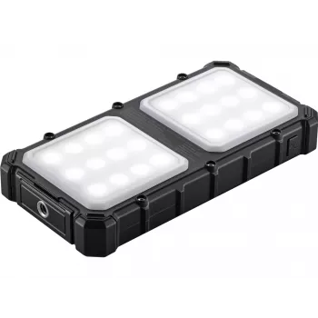 Sandberg Solar Powerbank CampLED 10000, 10000 mAh, Programmeeritav toiteallikas (PPS), 3,7 V, 15 W, Must