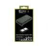 Sandberg Solar Powerbank CampLED 10000, 10000 mAh, Programmeeritav toiteallikas (PPS), 3,7 V, 15 W, Must